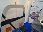 A prototype of a literature pocket for the Euro-Composite company - aircraft interior solutions - prototype hemming